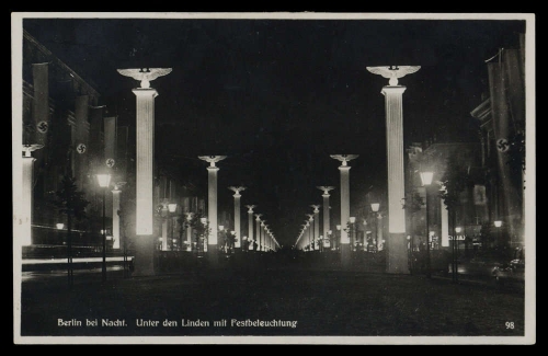 1938, III. Reich Propaganda,Bauten und Strassen,Berlin, 516, Brief