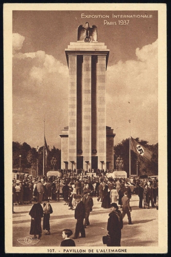 1937, III. Reich Propaganda,Bauten und Strassen,sonstige, PARIS, ...