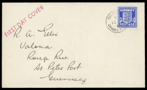 1944, Deutsche Besetzung II. WK Guernsey, 3, FDC