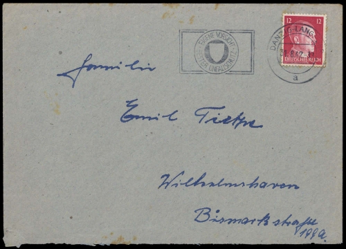 Danzig, DR 788, Brief