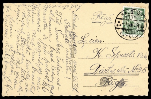 1938, Lettland, 234, Brief