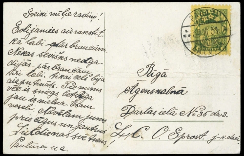 1931, Lettland, 103, Brief