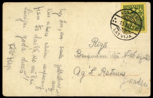 1930, Lettland, 103, Brief