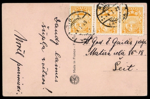 1929, Lettland, 117 I (3), Brief