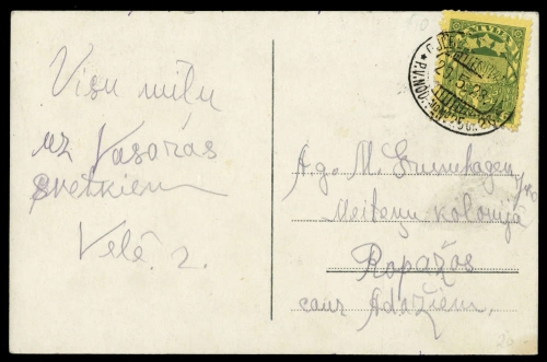 1928, Lettland, 103, Brief