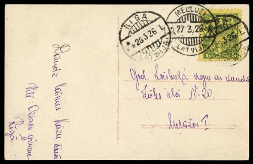 1926, Lettland, 103, Brief