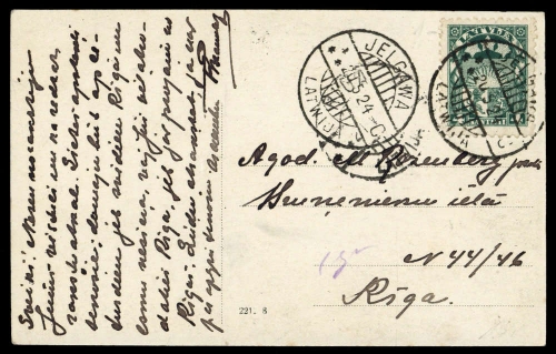 1924, Lettland, 91, Brief