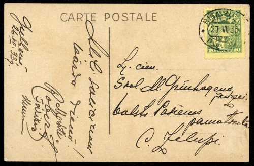1935, Lettland, 118, Brief