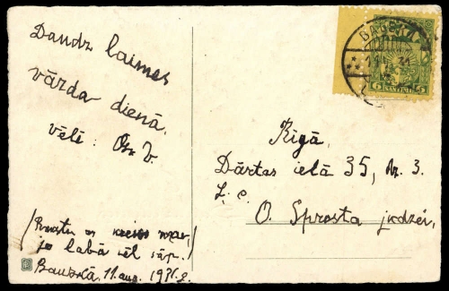 1931, Lettland, 118, Brief