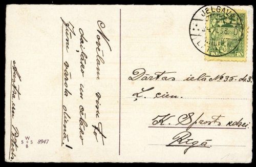 1933, Lettland, 118, Brief