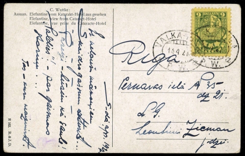 1927, Lettland, 103, Brief