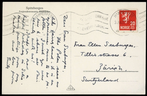 1937, Norwegen, 184, Brief