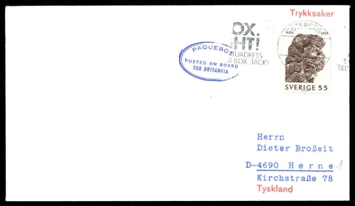 1970, Schweden, 647, Brief