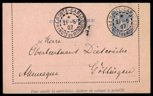 1907, Monaco, K 8, Brief