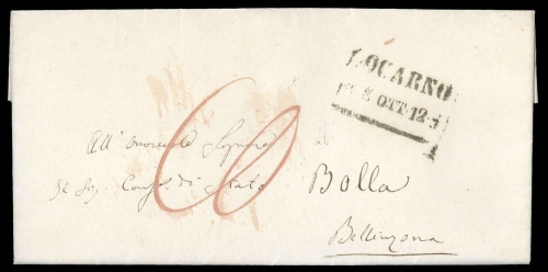 1856, Schweiz, Brief