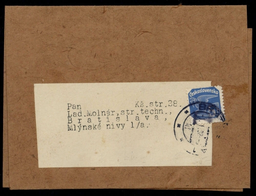 1938, Tschechoslowakei, 365, Brief