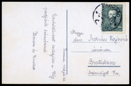 1938, Tschechoslowakei, 395, Brief