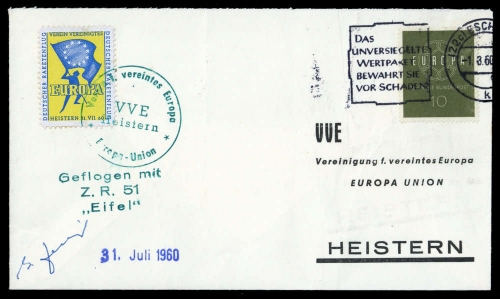1960, Bundesrepublik Deutschland, 320, Brief