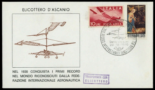 1970, Italien, 710 u. 1328, Brief