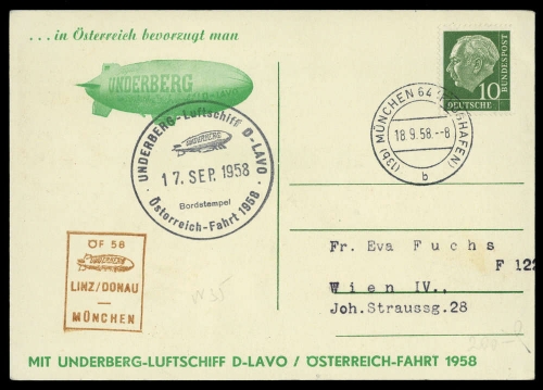 1958, Bundesrepublik Deutschland, 183, Brief