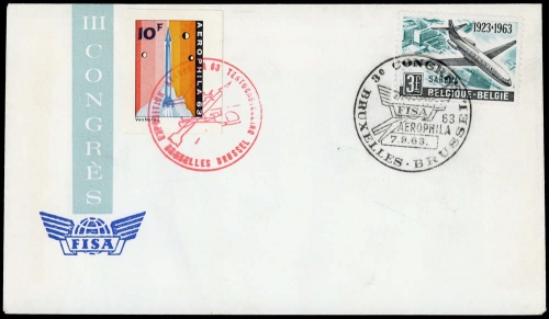 1963, Belgien, 1319, Brief