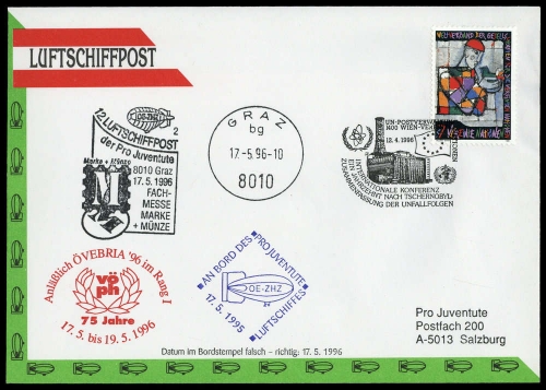 1996, UNO Wien, 202 u.a., Brief