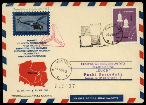 1964, Polen, 1444, Brief