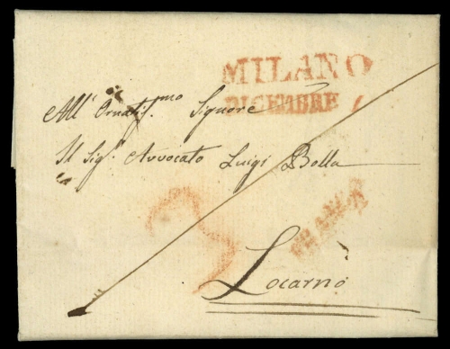 1839, Italien, Brief