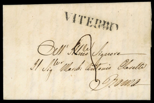 1844, Italien, Brief