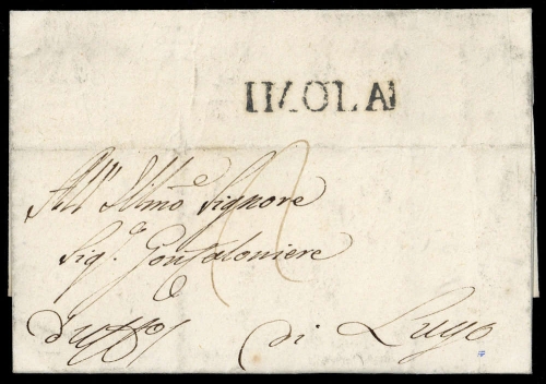 1828, Italien, Brief