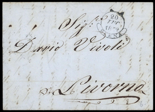 1852, Italien, Brief