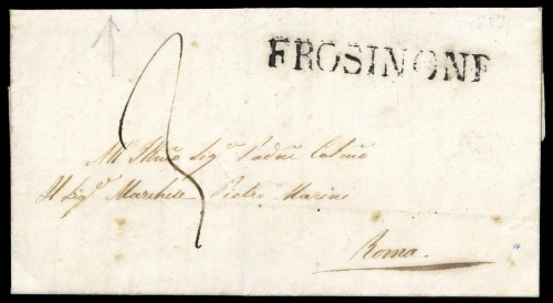 1847, Italien, Brief