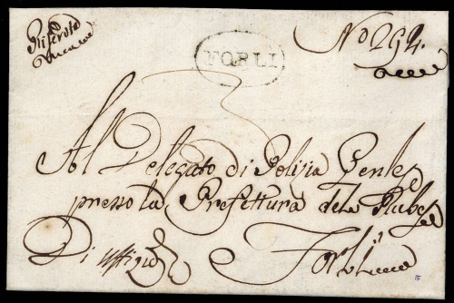 1804, Italien, Brief