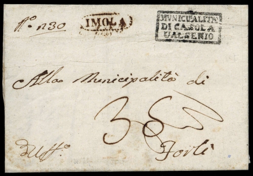1807, Italien, Brief