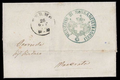 1871, Italien, Brief