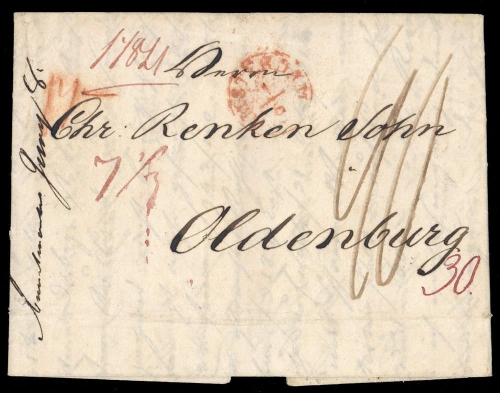 1839, Niederlande, Brief