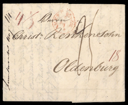 1839, Niederlande, Brief