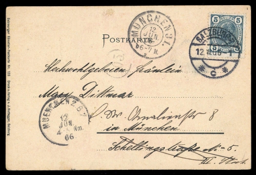 1906, Österreich, 108, Brief