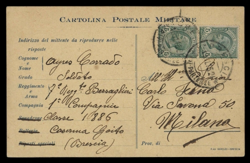 1915, Italien, 88 (2), Brief