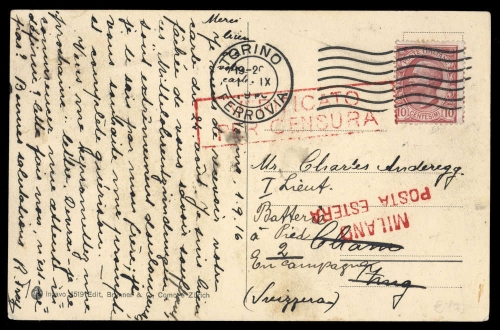 1916, Italien, 89, Brief