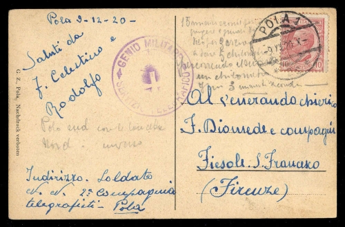 1920, Italien, 89, Brief