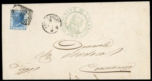 1871, Italien, 26, Brief