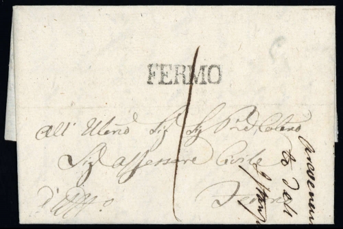 1828, Italien, Brief
