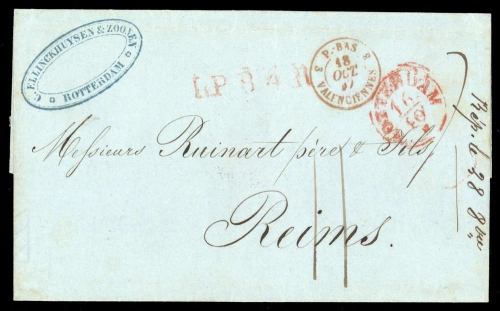 1847, Niederlande, Brief