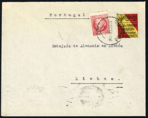1935, Spanien, 639, Brief