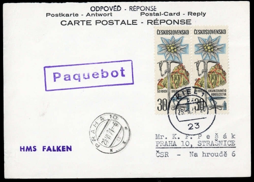 1971, Tschechoslowakei, 2001 (2), Brief