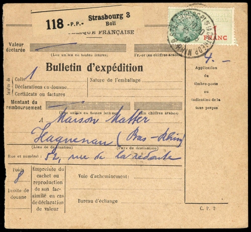 1932, Frankreich, Brief