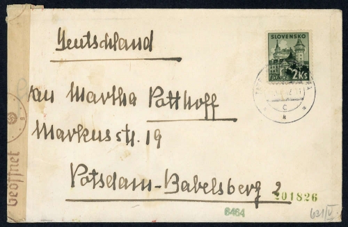 1942, Slowakei, 84, Brief