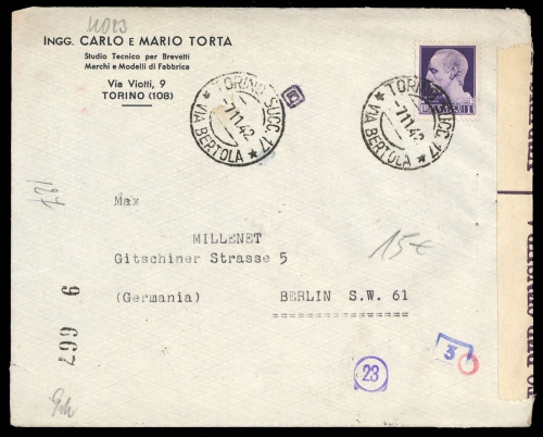 1942, Italien, 633, Brief