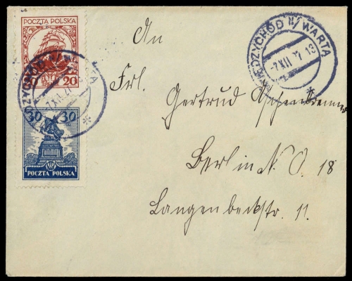 1927, Polen, 239 u. 241, Brief